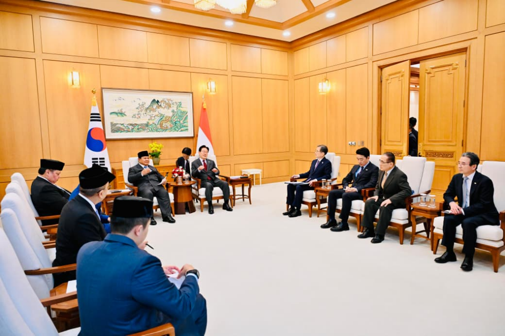Presiden prabowo bertemu perwakilan korea selatan